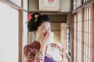 成人式　振袖　日本髪