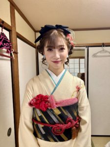 成人式当日お支度振袖・ヘア・メイク